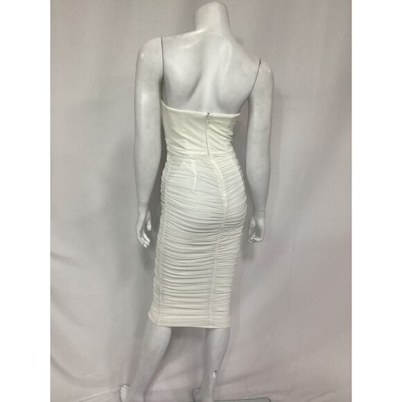 Michael Costello 'India' White Midi Dress Size XS - Picture 3 of 4